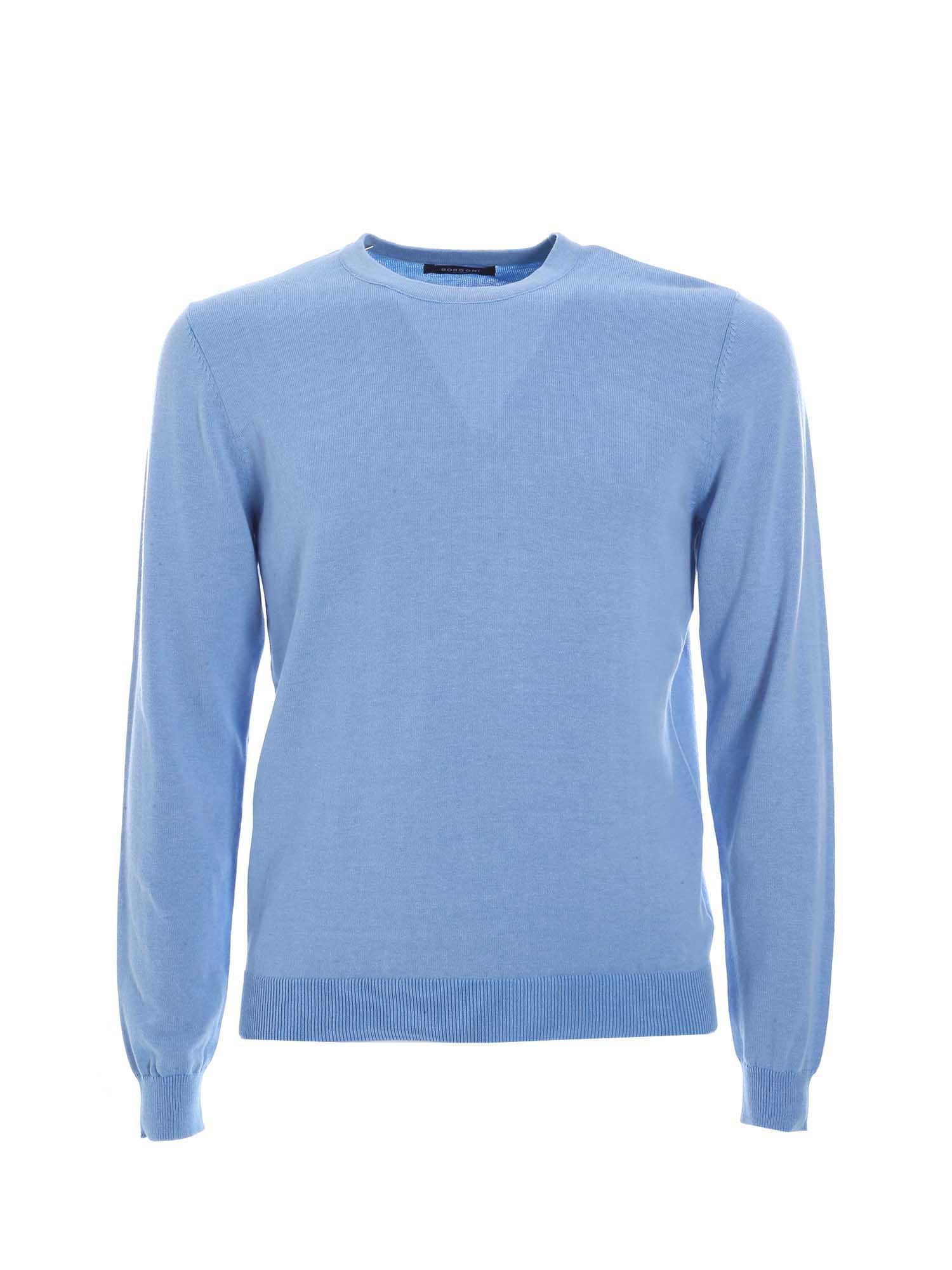 Maglioncini Celeste Borgoni Milano