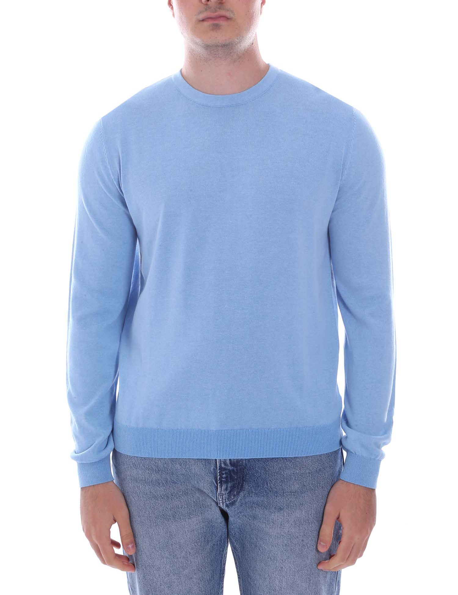 Maglioncini Celeste Borgoni Milano