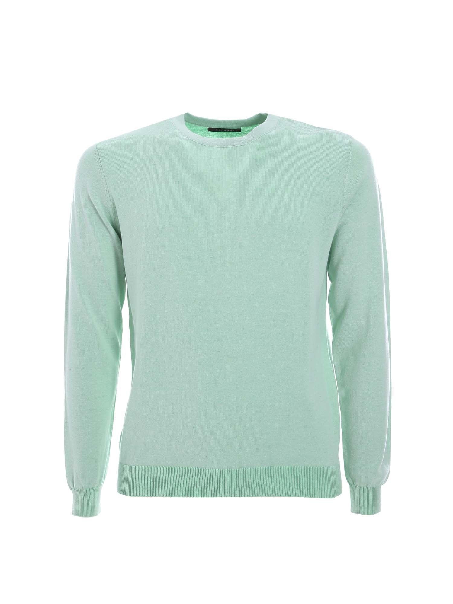 Maglioncini Verde Chiaro Borgoni Milano