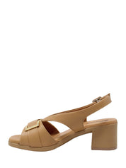 Sandali tacco Cammello Susimoda