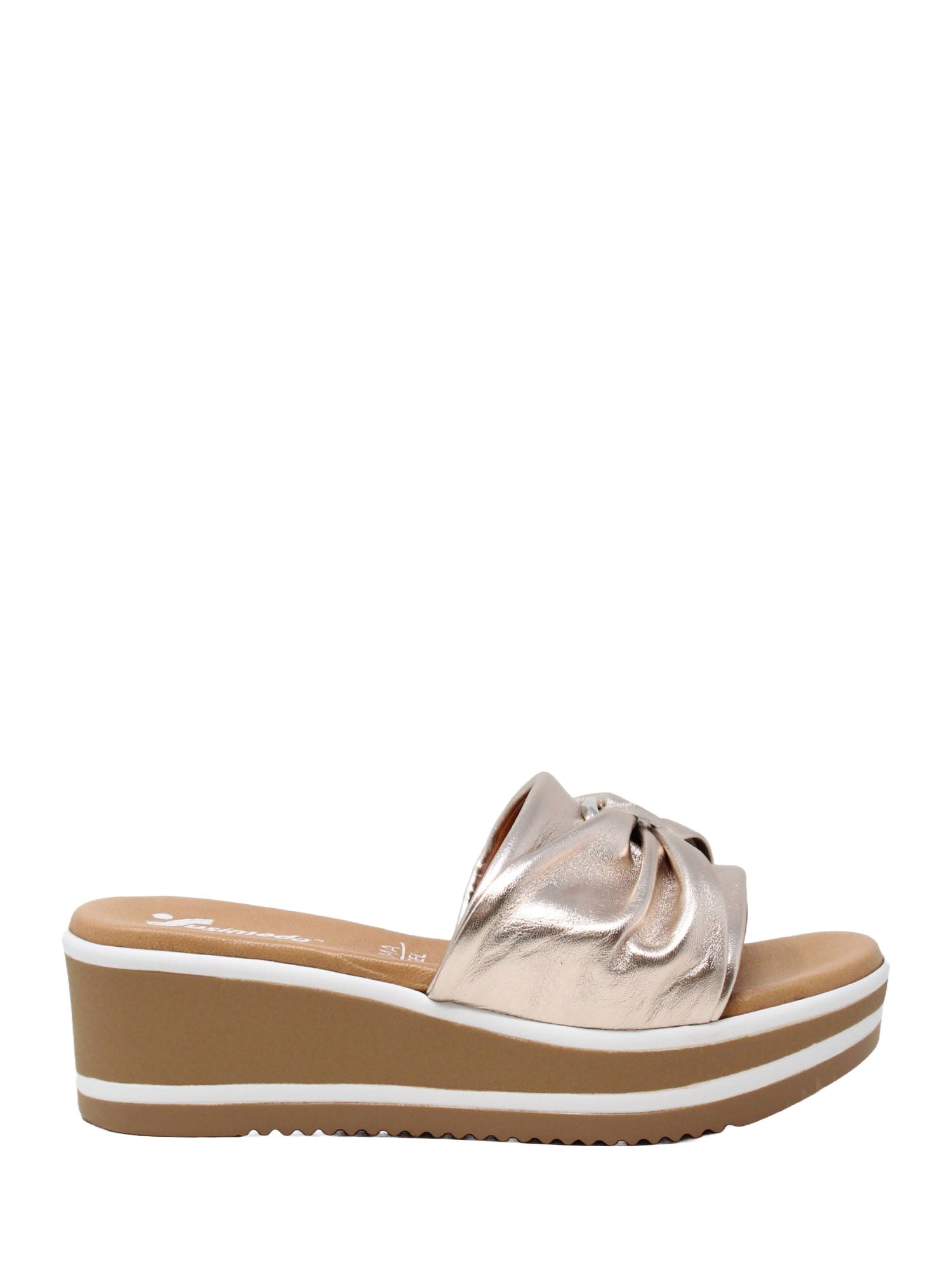 Sandali zeppa Marrone Susimoda