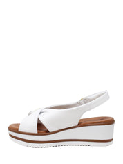 Sandali zeppa Bianco Susimoda