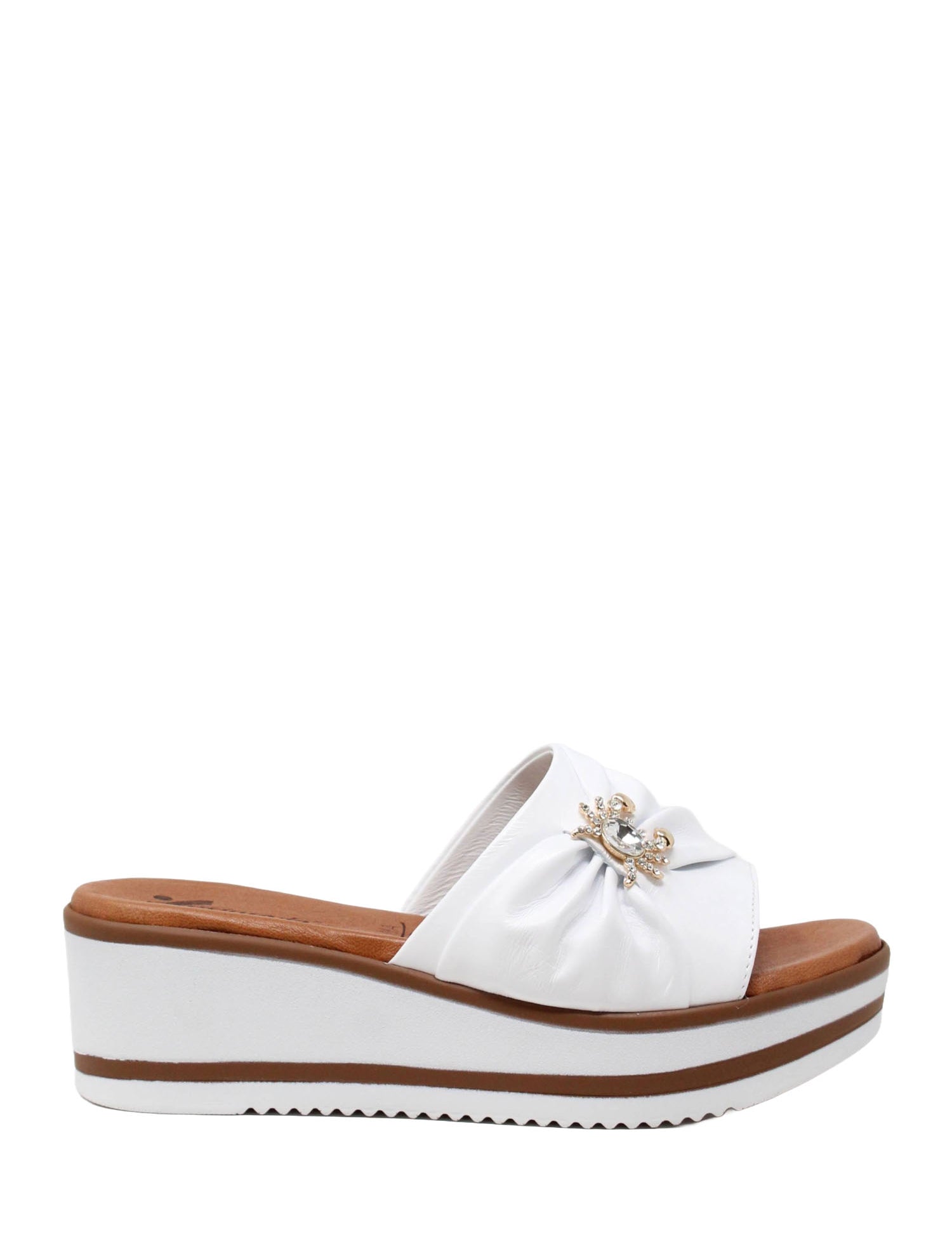 Sandali zeppa Bianco Susimoda