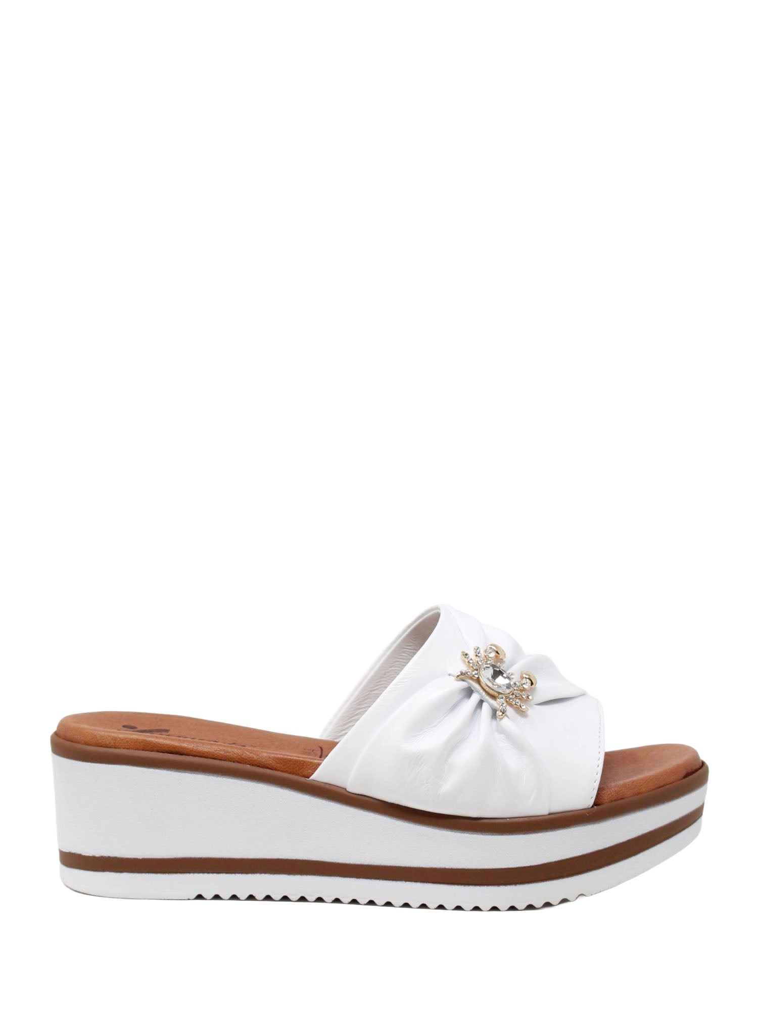 Sandali zeppa Bianco Susimoda