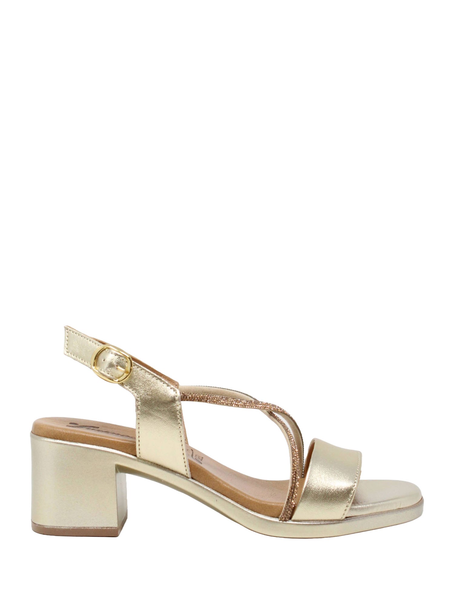 Sandali tacco Dorato Susimoda