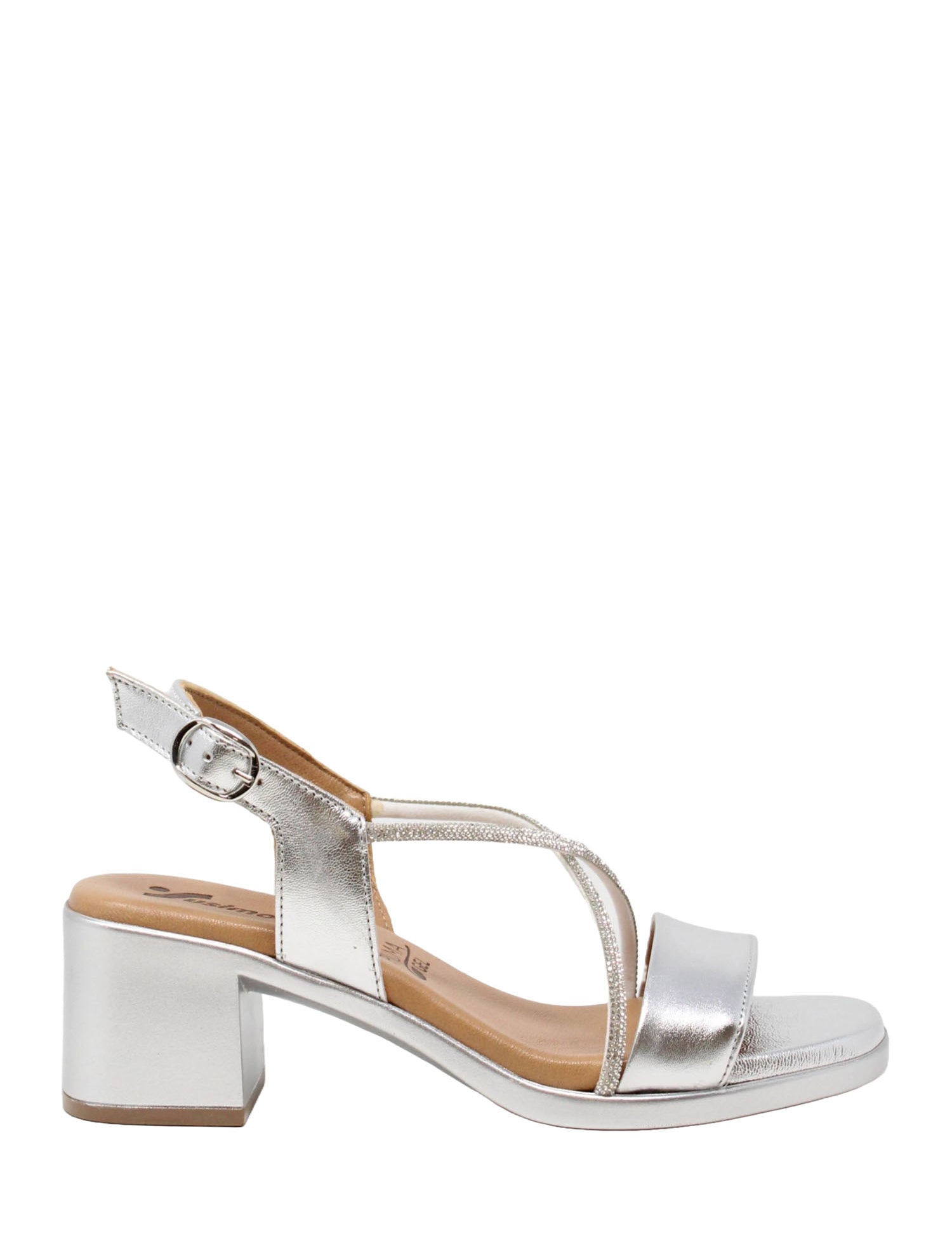 Sandali tacco Argentato Susimoda