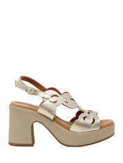Sandali tacco Dorato Susimoda