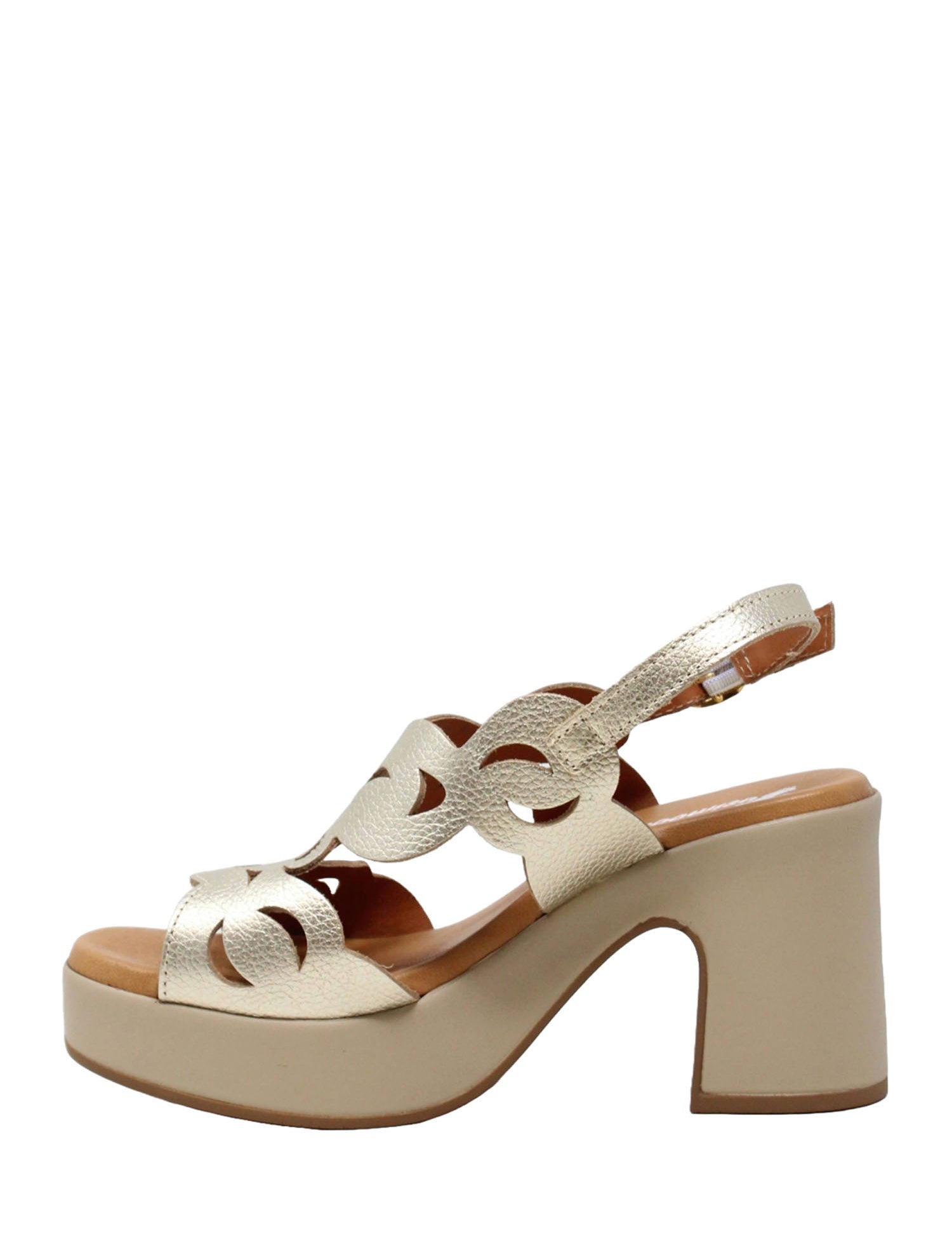 Sandali tacco Dorato Susimoda