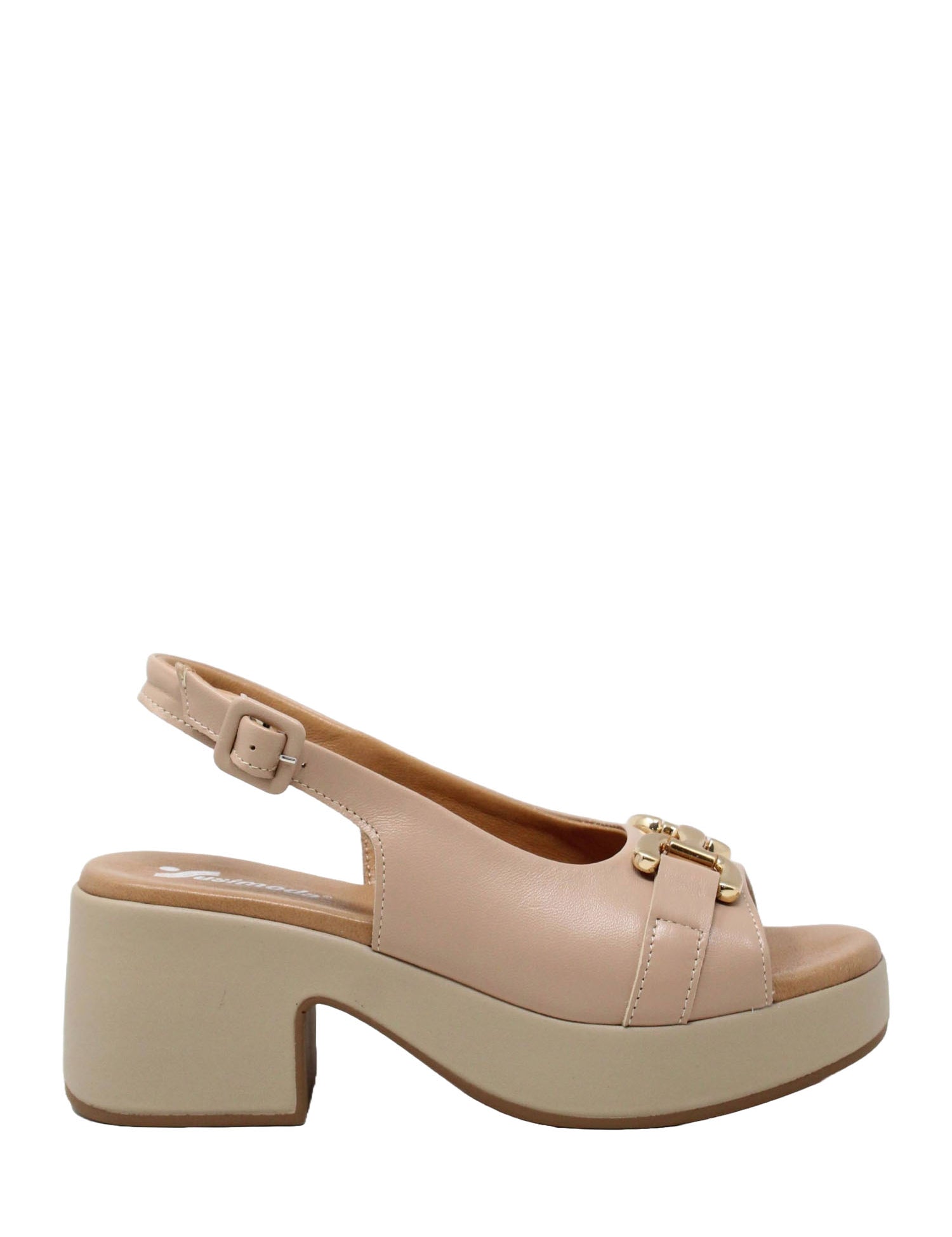 Sandali tacco Rosa Susimoda