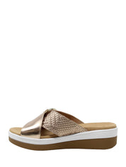 Sandali zeppa Bronzo Susimoda