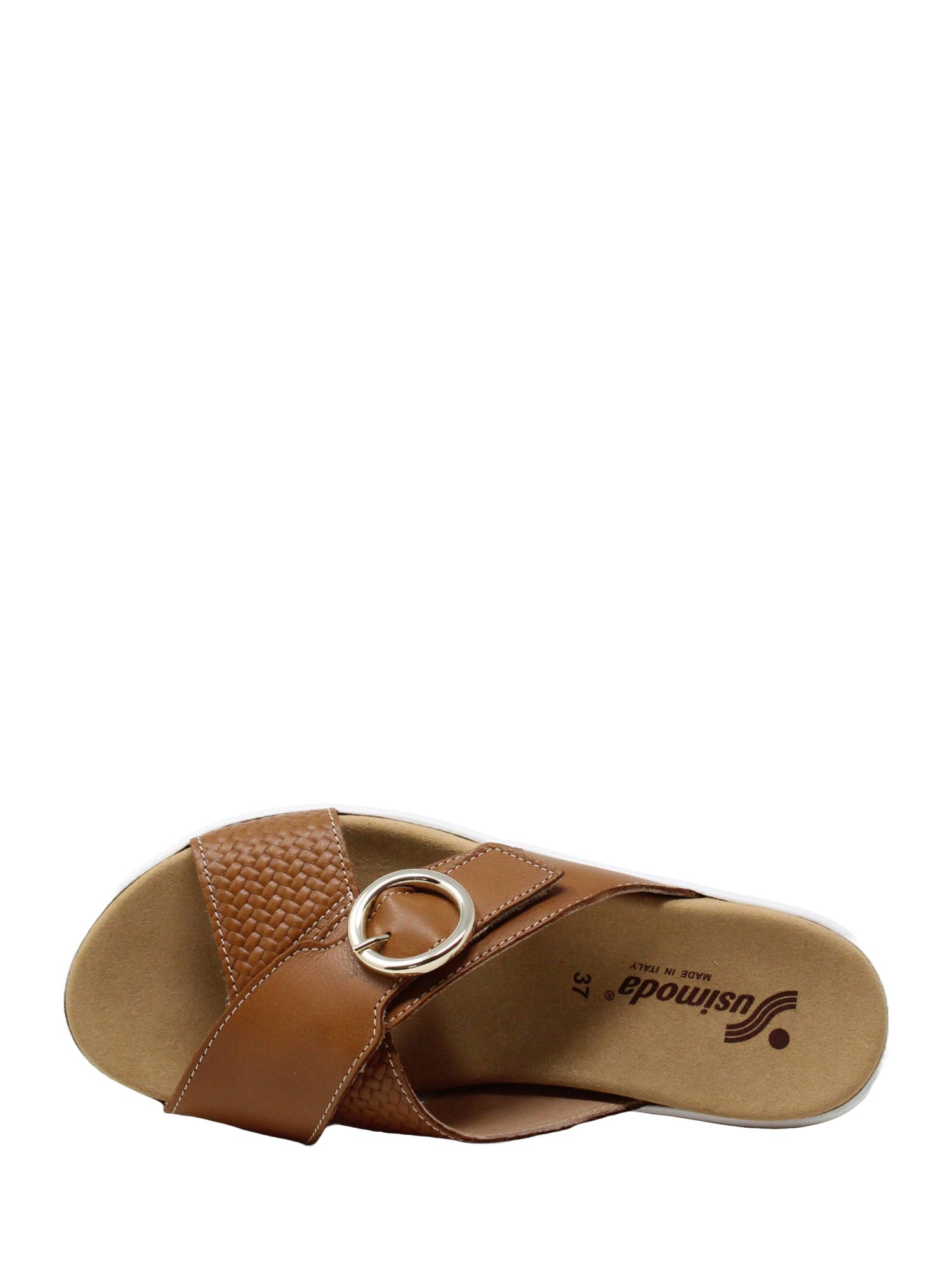 Sandali zeppa Marrone Susimoda