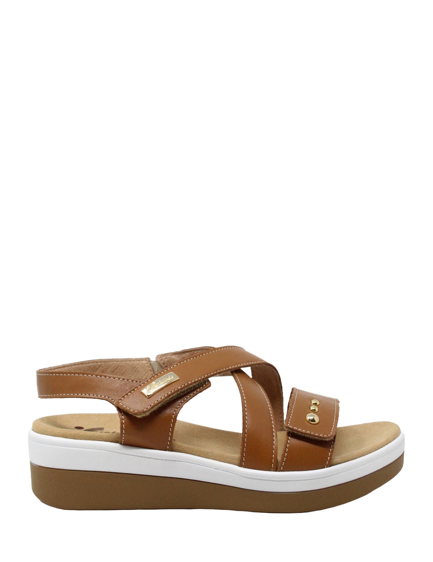 Sandali zeppa Marrone Susimoda