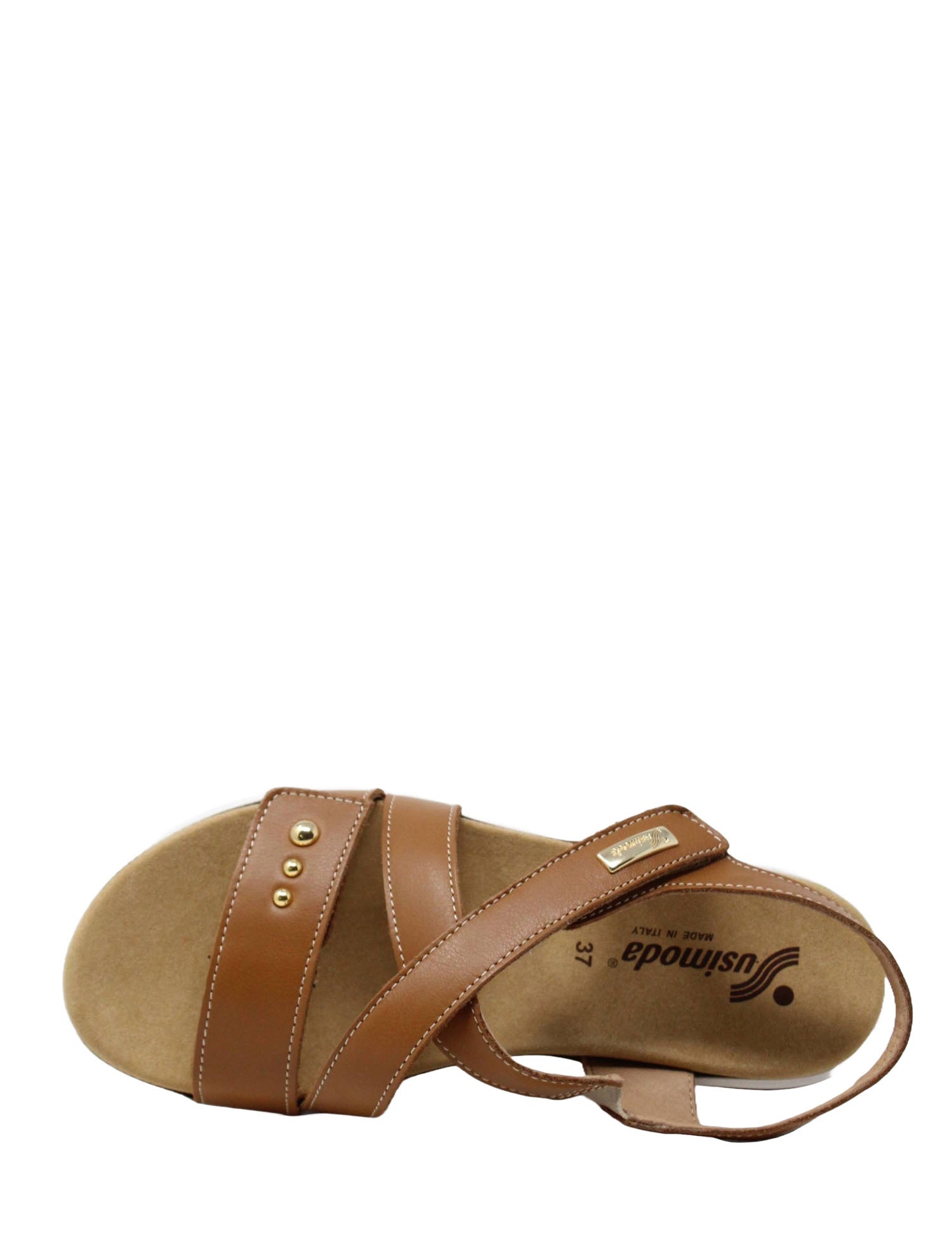 Sandali zeppa Marrone Susimoda