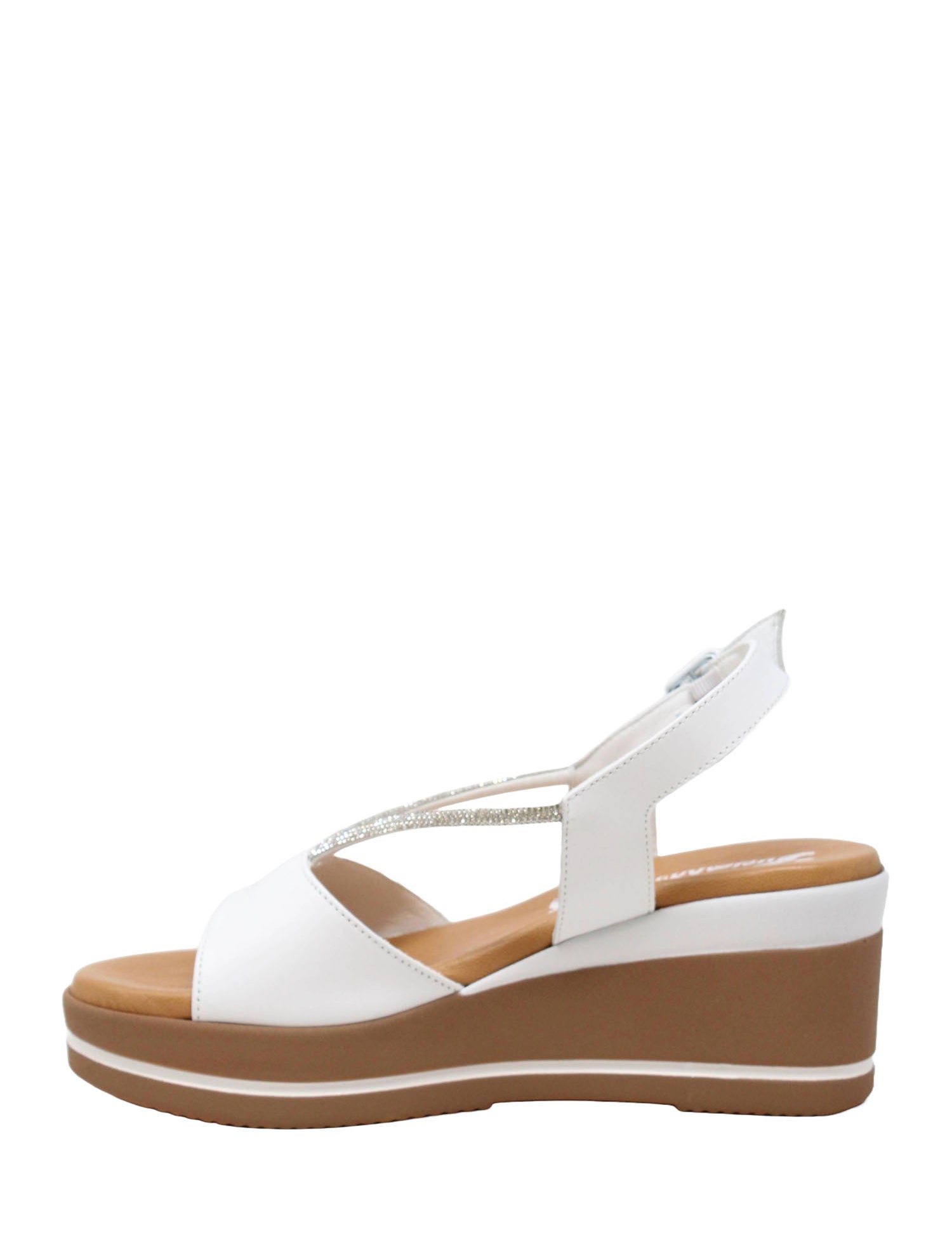 Sandali zeppa Bianco Susimoda