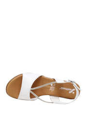 Sandali zeppa Bianco Susimoda