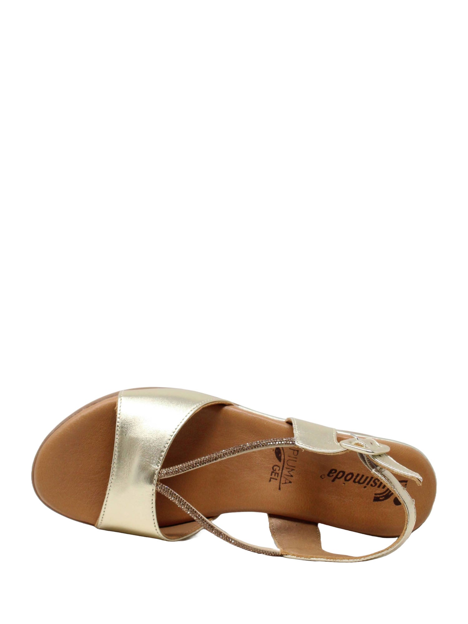 Sandali zeppa Dorato Susimoda