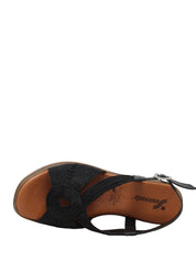 Sandali zeppa Nero Susimoda