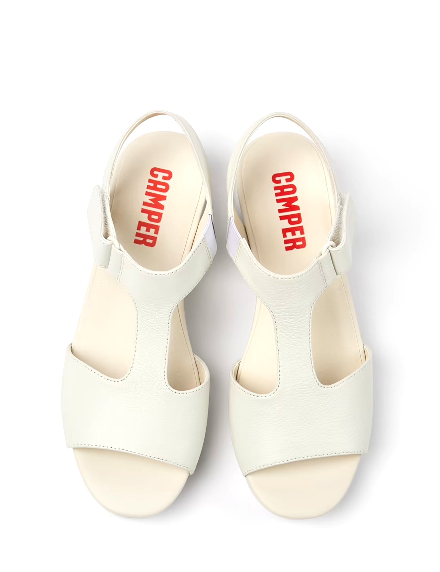 Sandali zeppa Bianco Camper