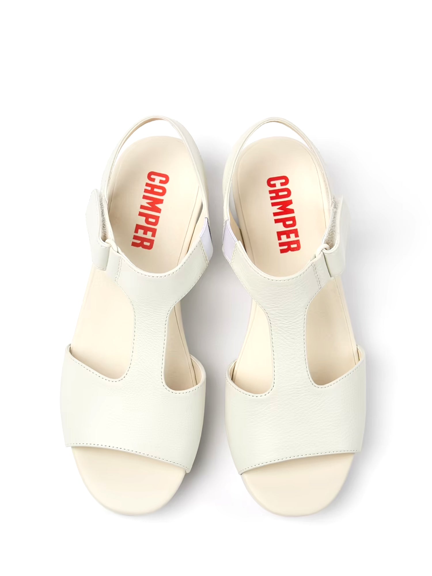 Sandali zeppa Bianco Camper