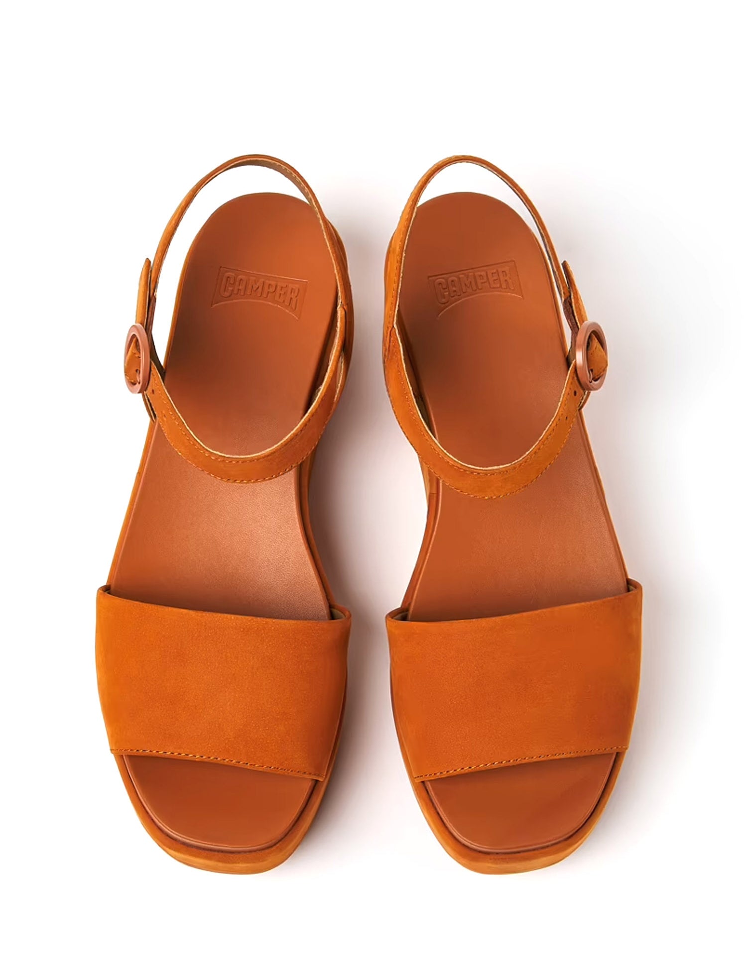 Sandali zeppa Marrone Camper