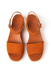 Sandali zeppa Marrone Camper