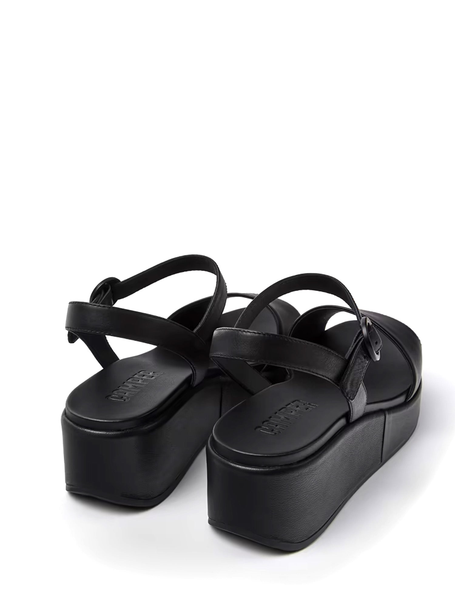 Sandali zeppa Nero Camper