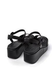 Sandali zeppa Nero Camper