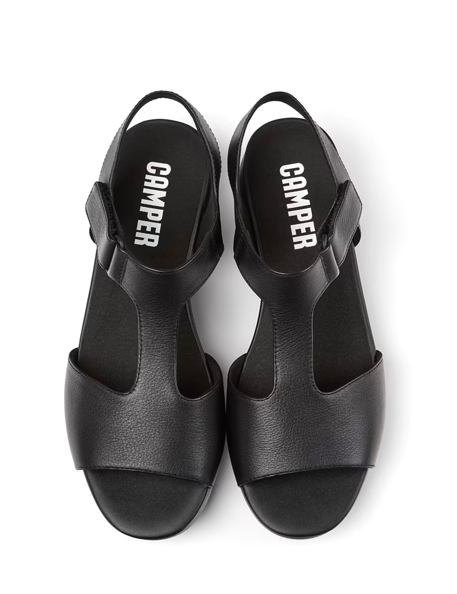 Sandali zeppa Nero Camper