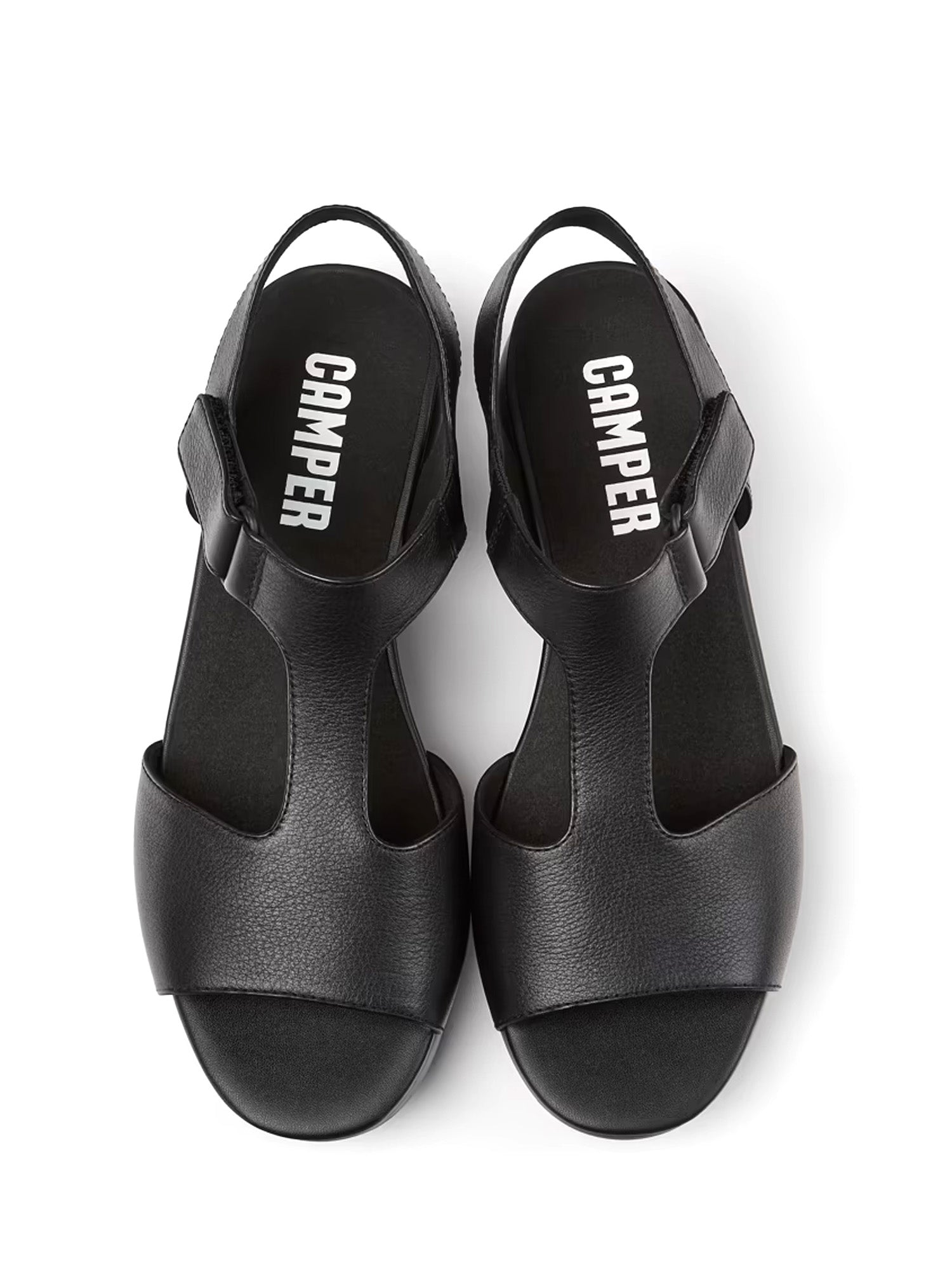 Sandali zeppa Nero Camper