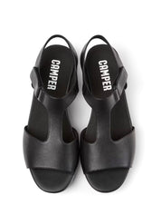 Sandali zeppa Nero Camper