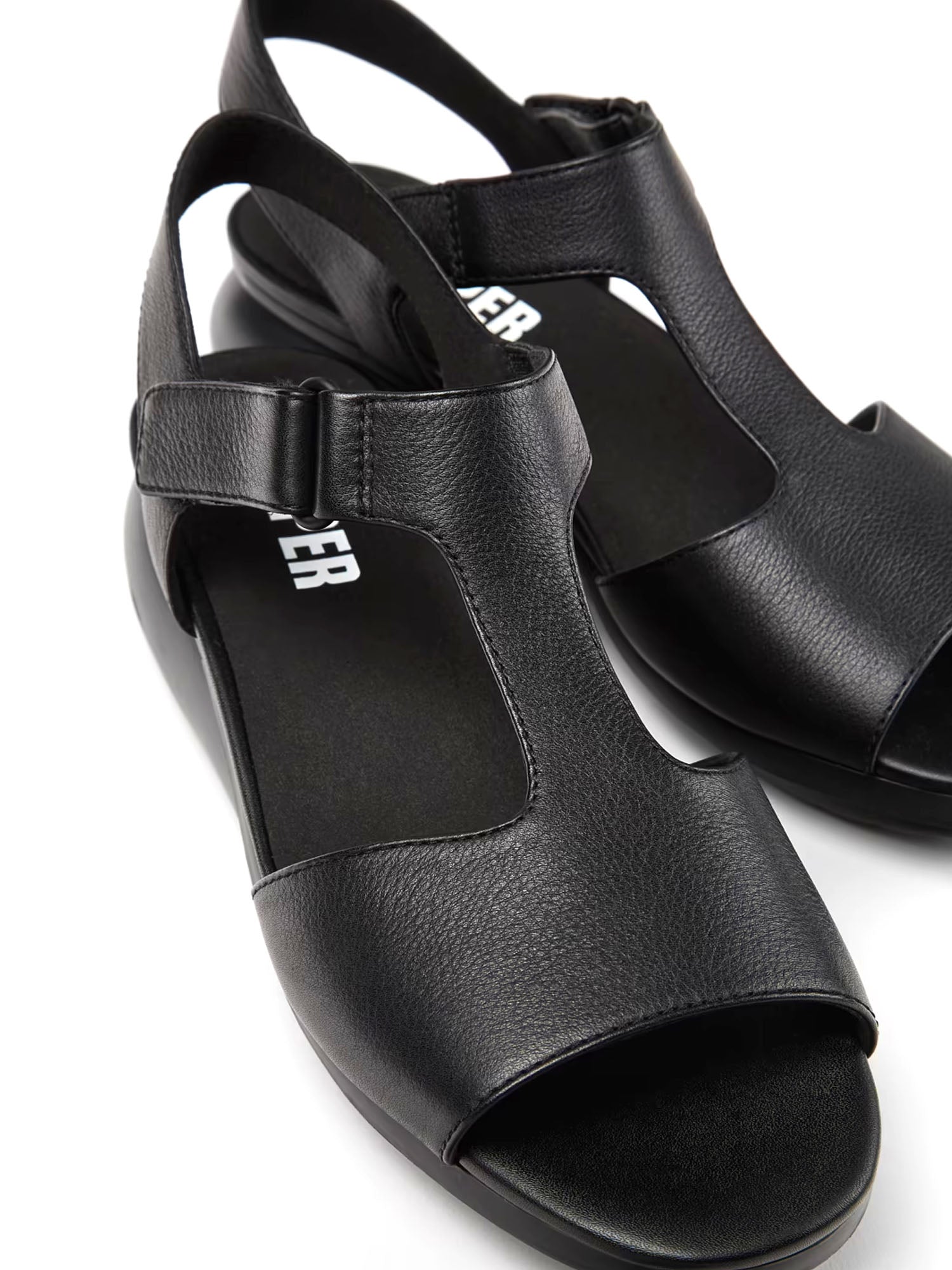 Sandali zeppa Nero Camper