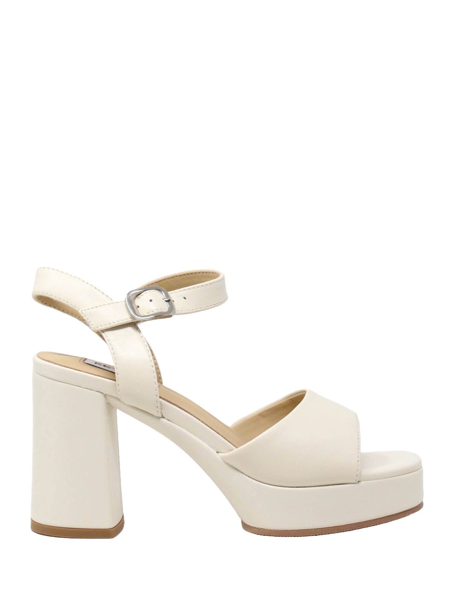 Sandali tacco Bianco Keys