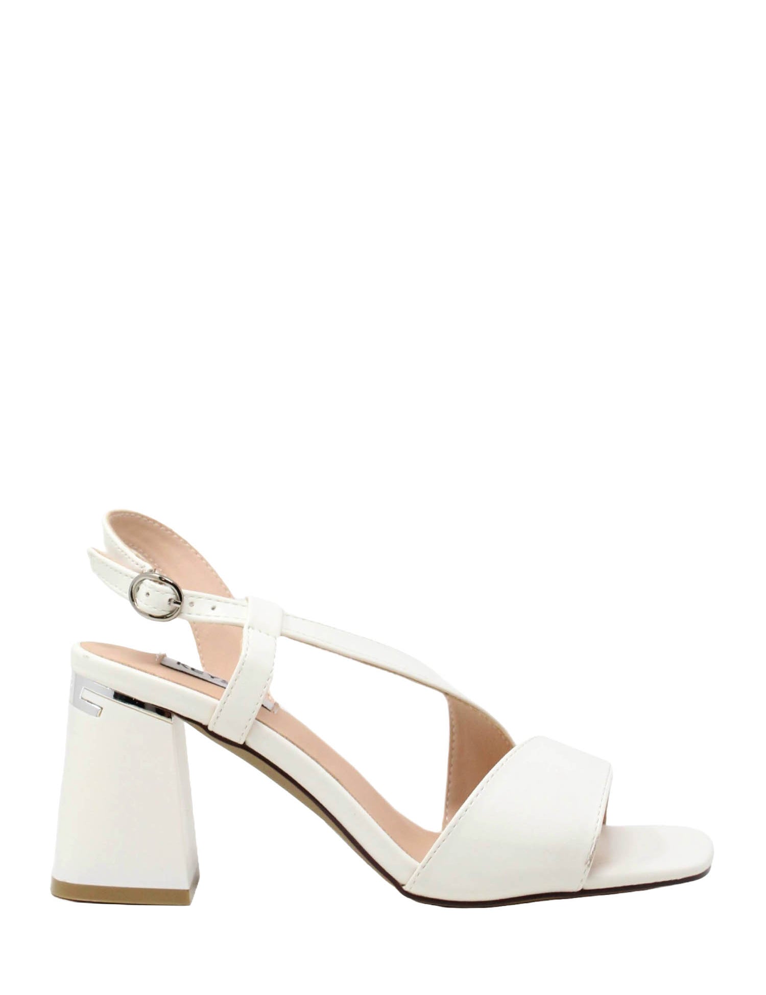 Sandali tacco Bianco Keys