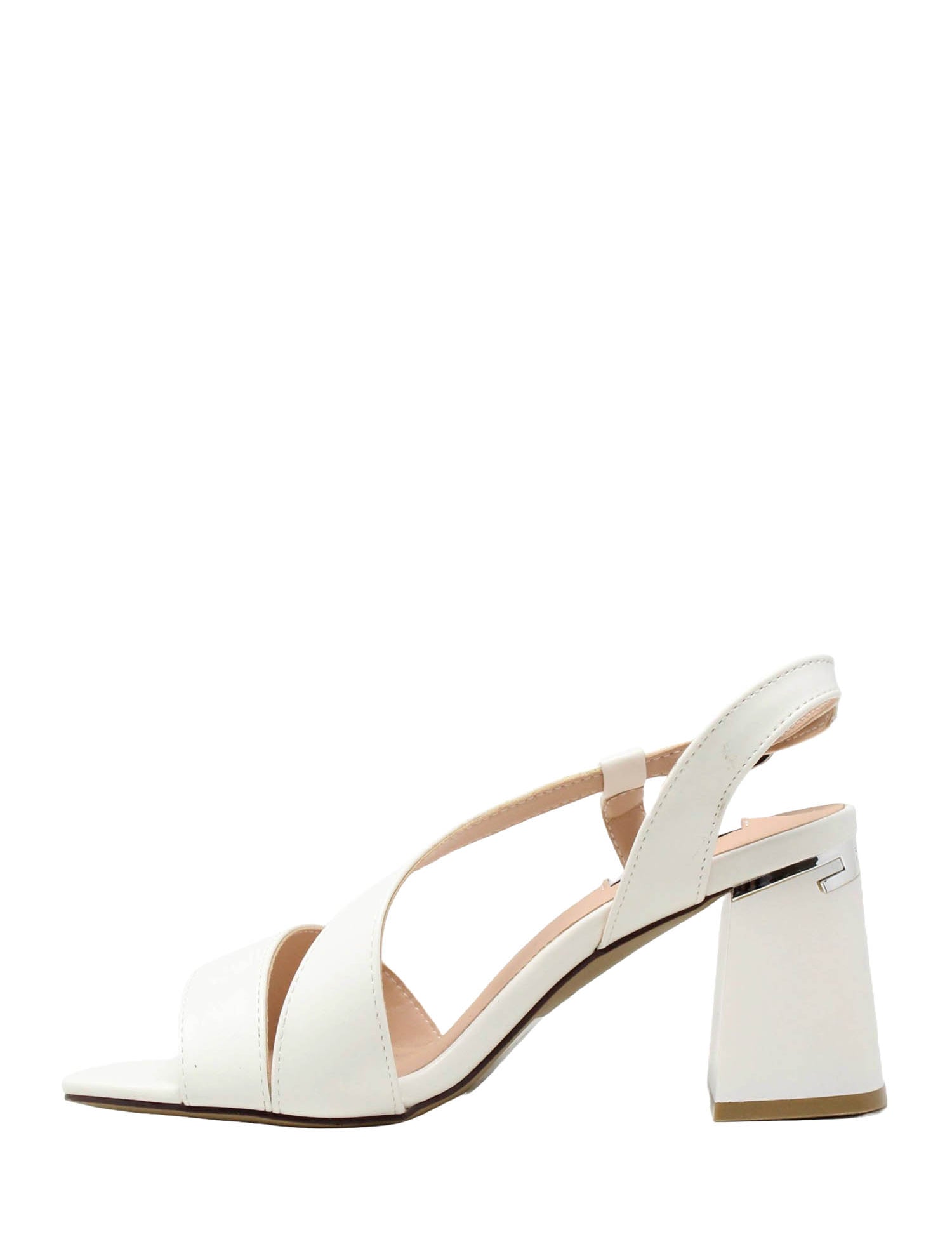 Sandali tacco Bianco Keys