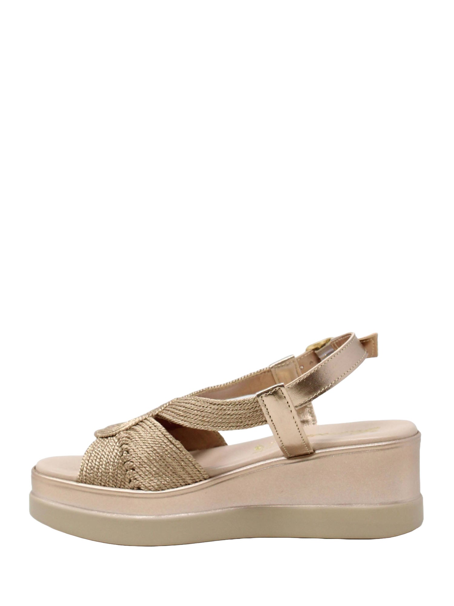 Sandali zeppa Marrone Susimoda