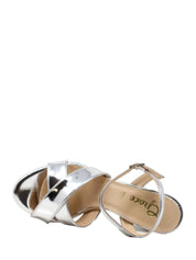 Sandali tacco Argentato Grace Shoes