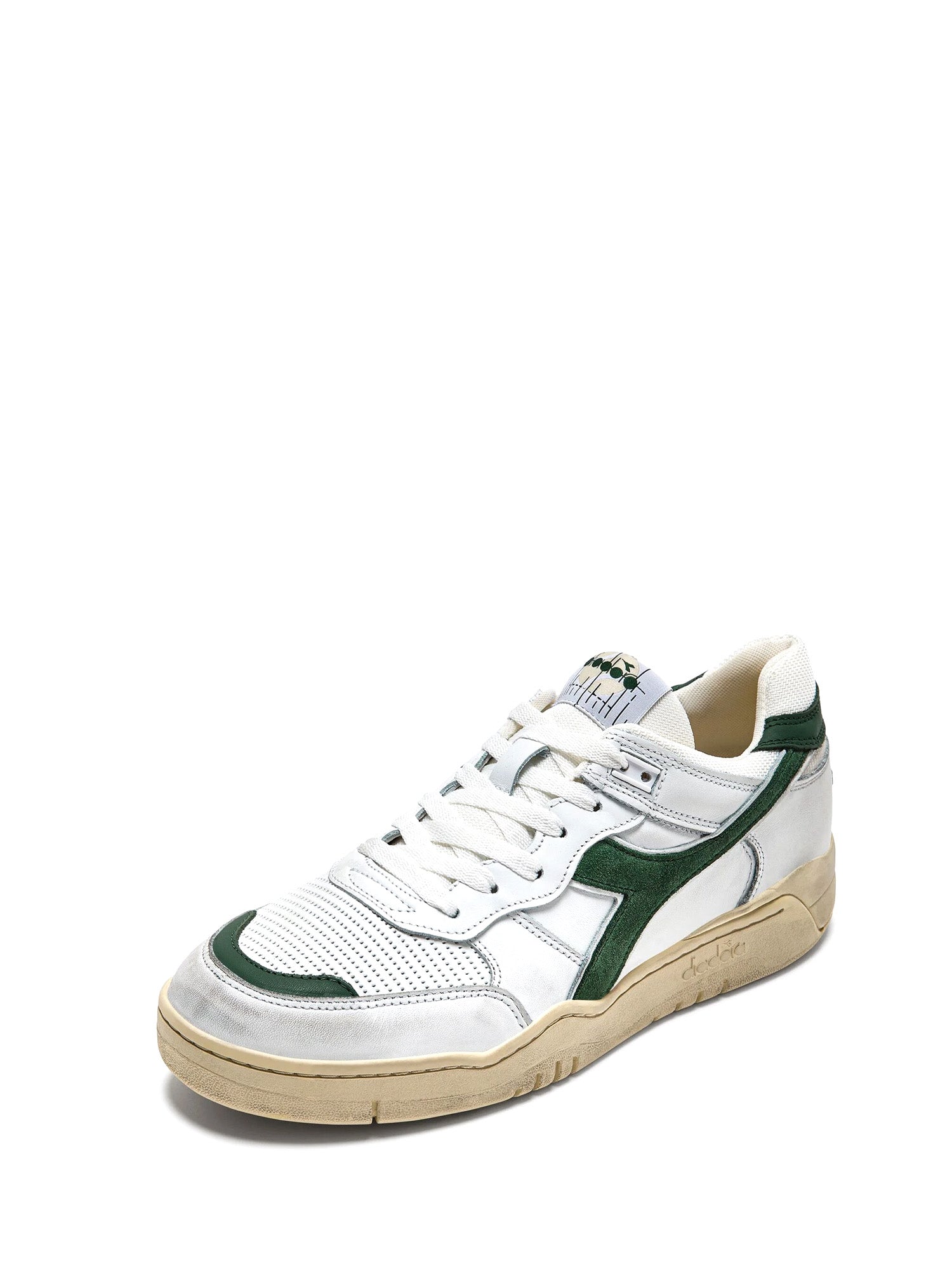 Sneakers Bianco Verde Diadora