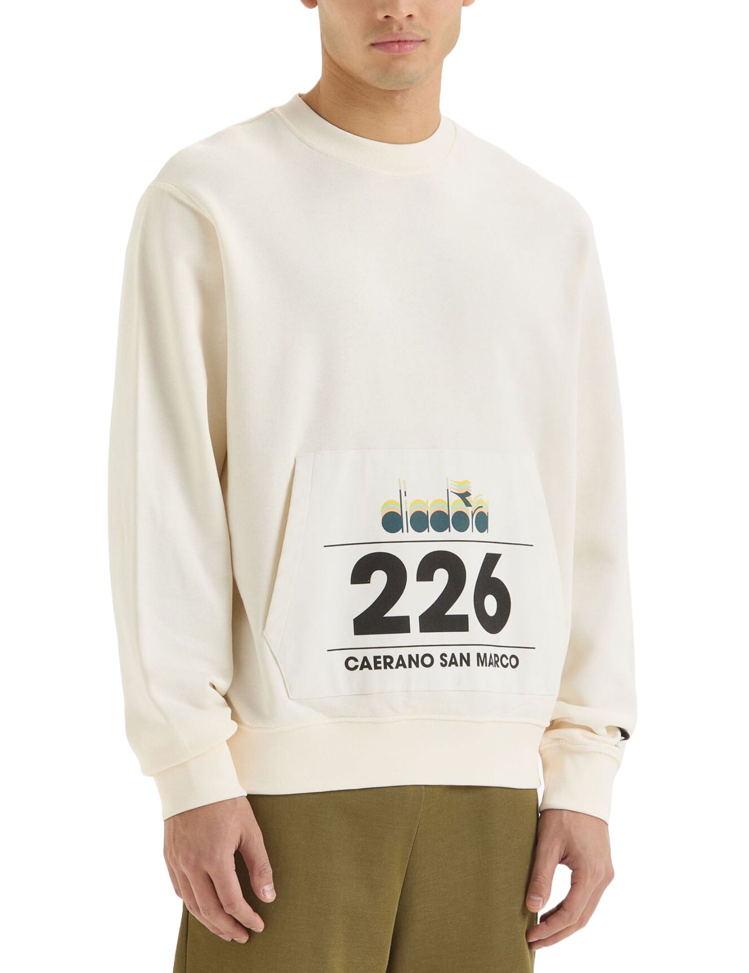 Felpe Avorio Diadora