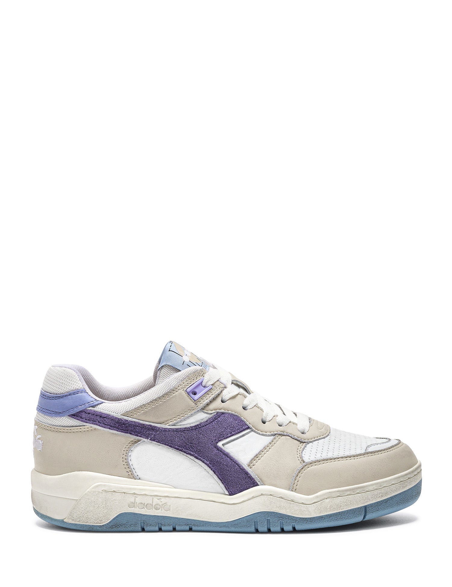 Sneakers Bianco Viola Diadora