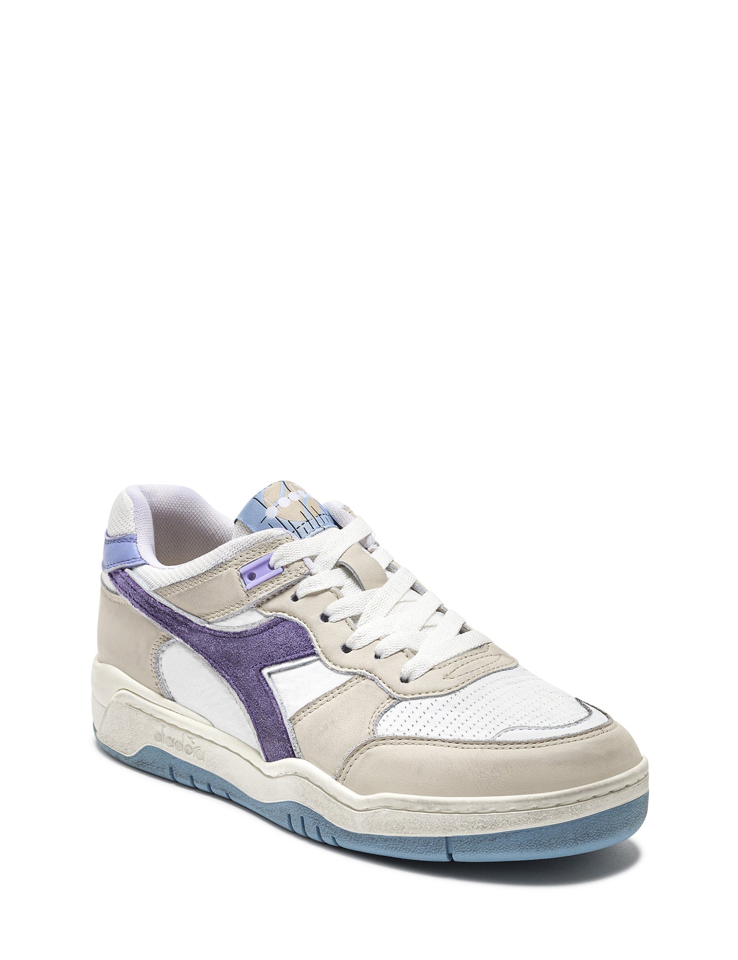 Sneakers Bianco Viola Diadora