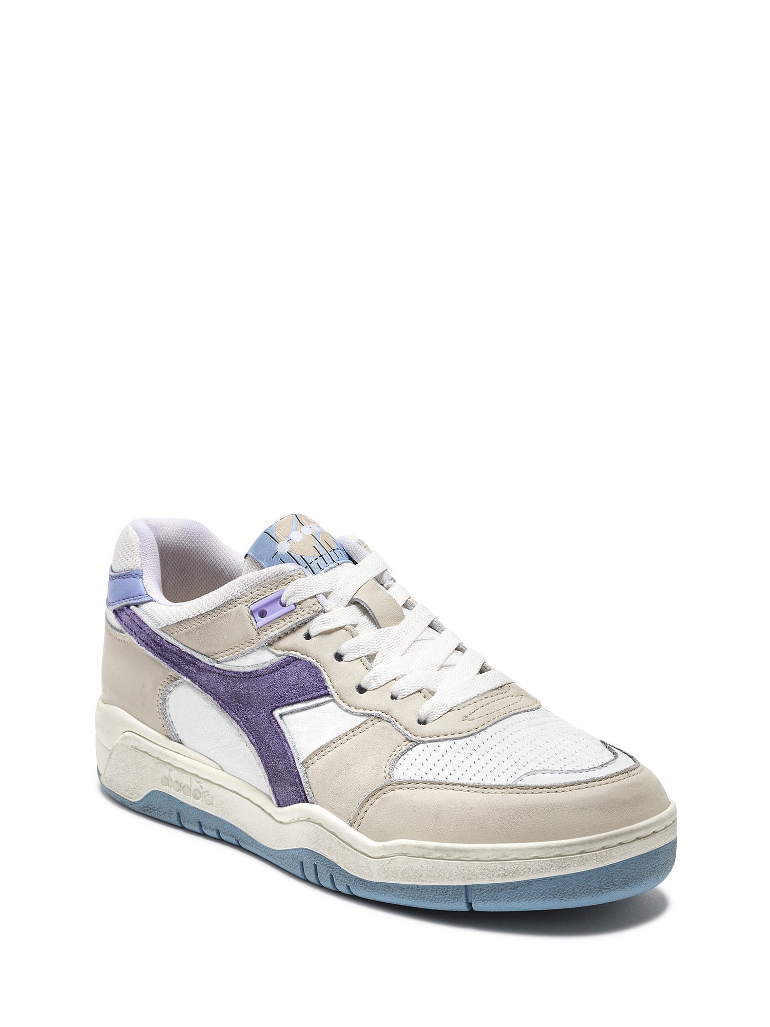 Sneakers Bianco Viola Diadora