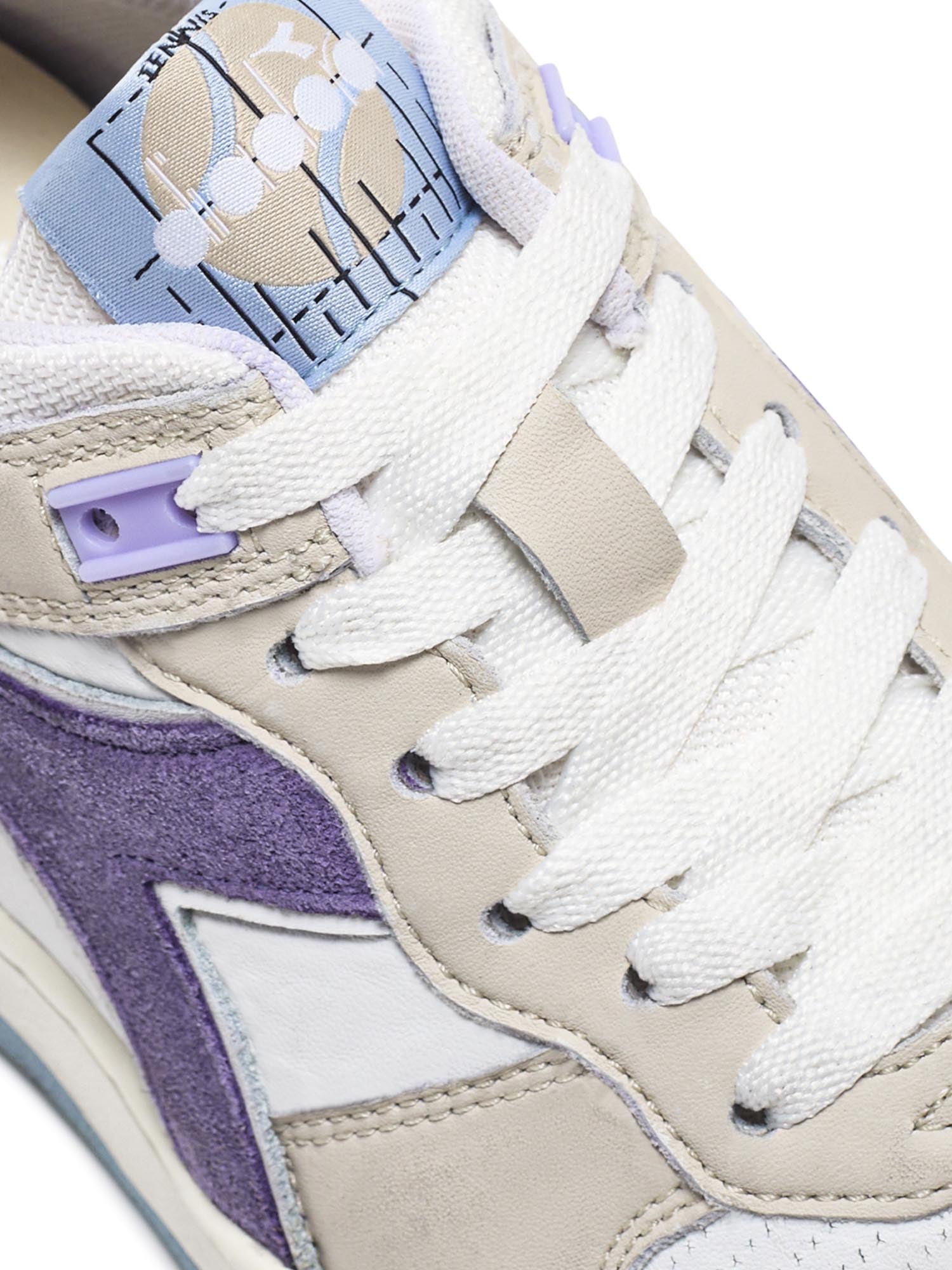 Sneakers Bianco Viola Diadora