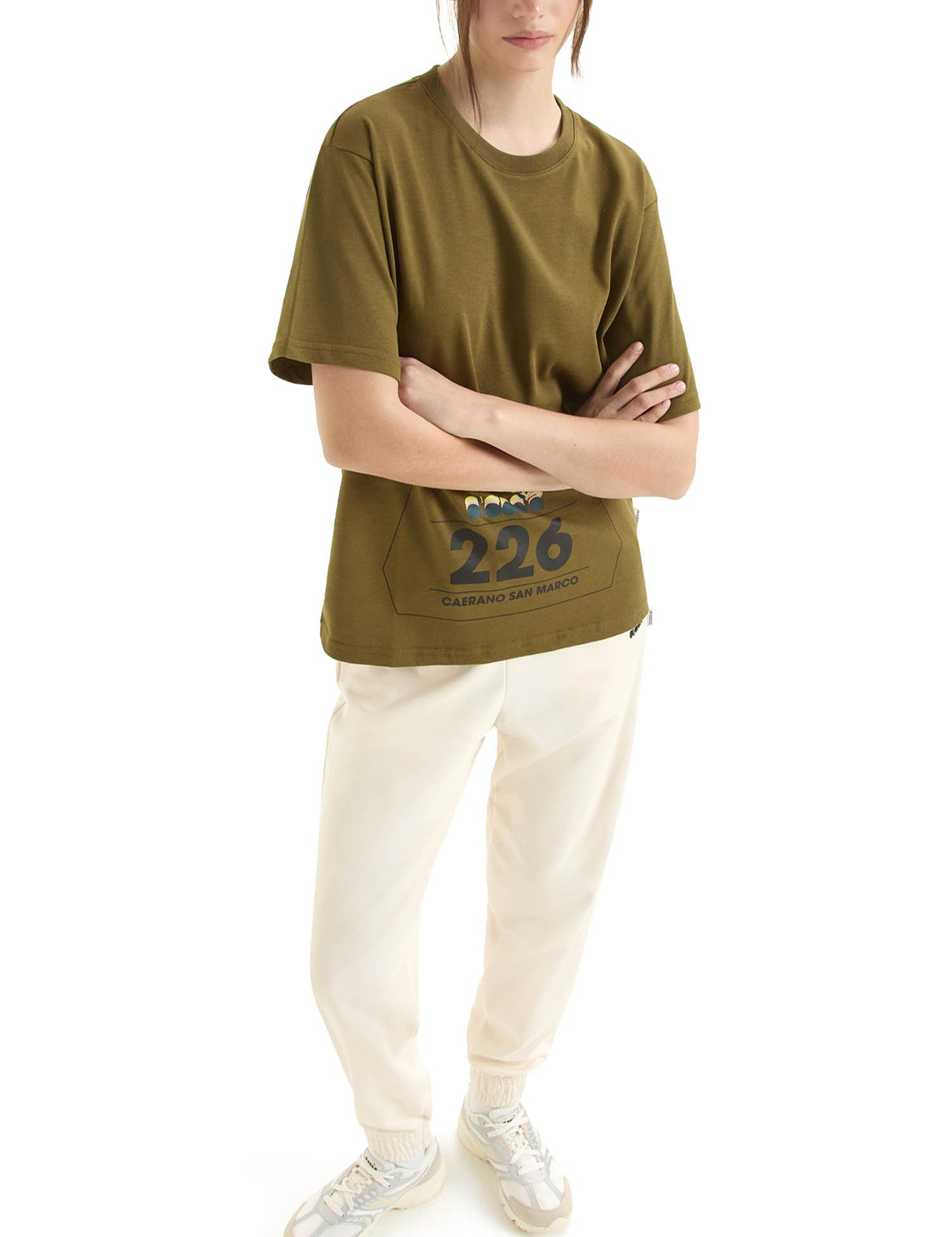 T-shirt Verde Diadora