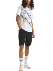 T-shirt Bianco Verde Diadora