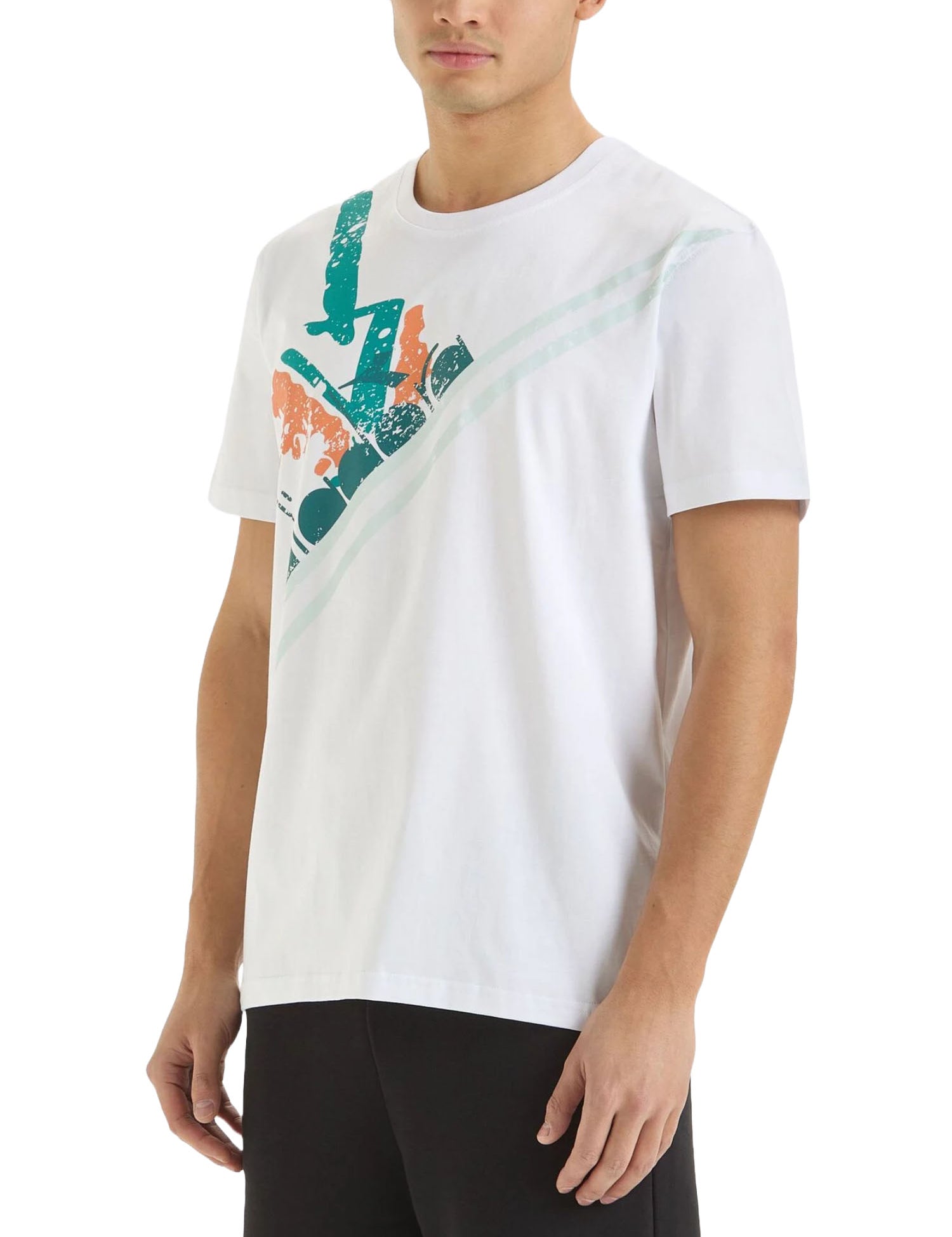 T-shirt Bianco Diadora