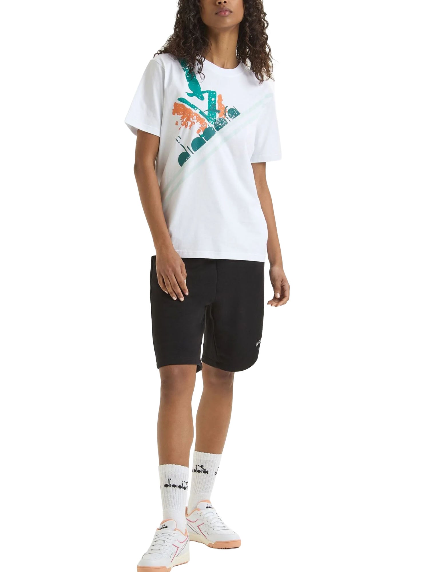 T-shirt Bianco Diadora