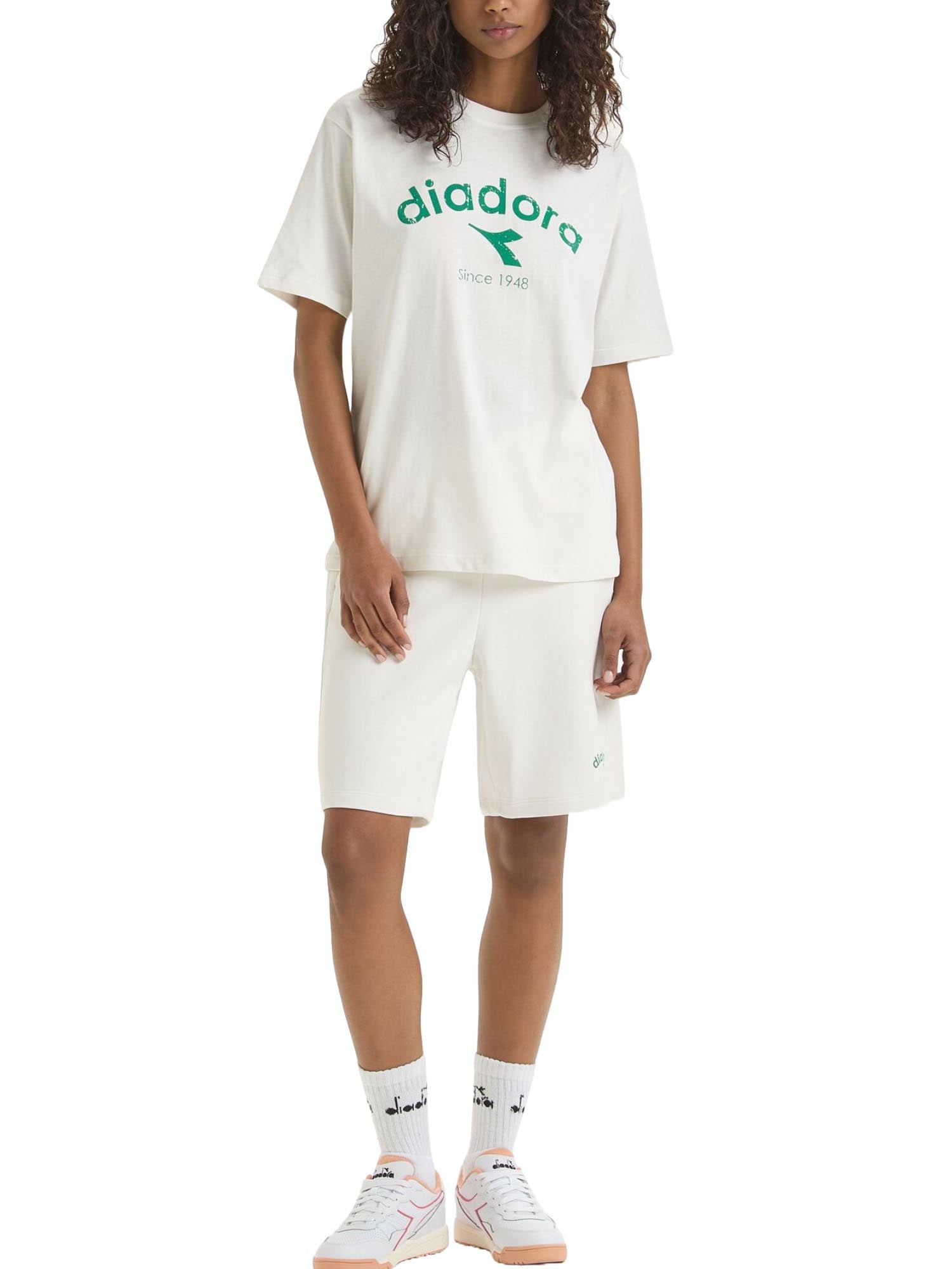 T-shirt Bianco Diadora