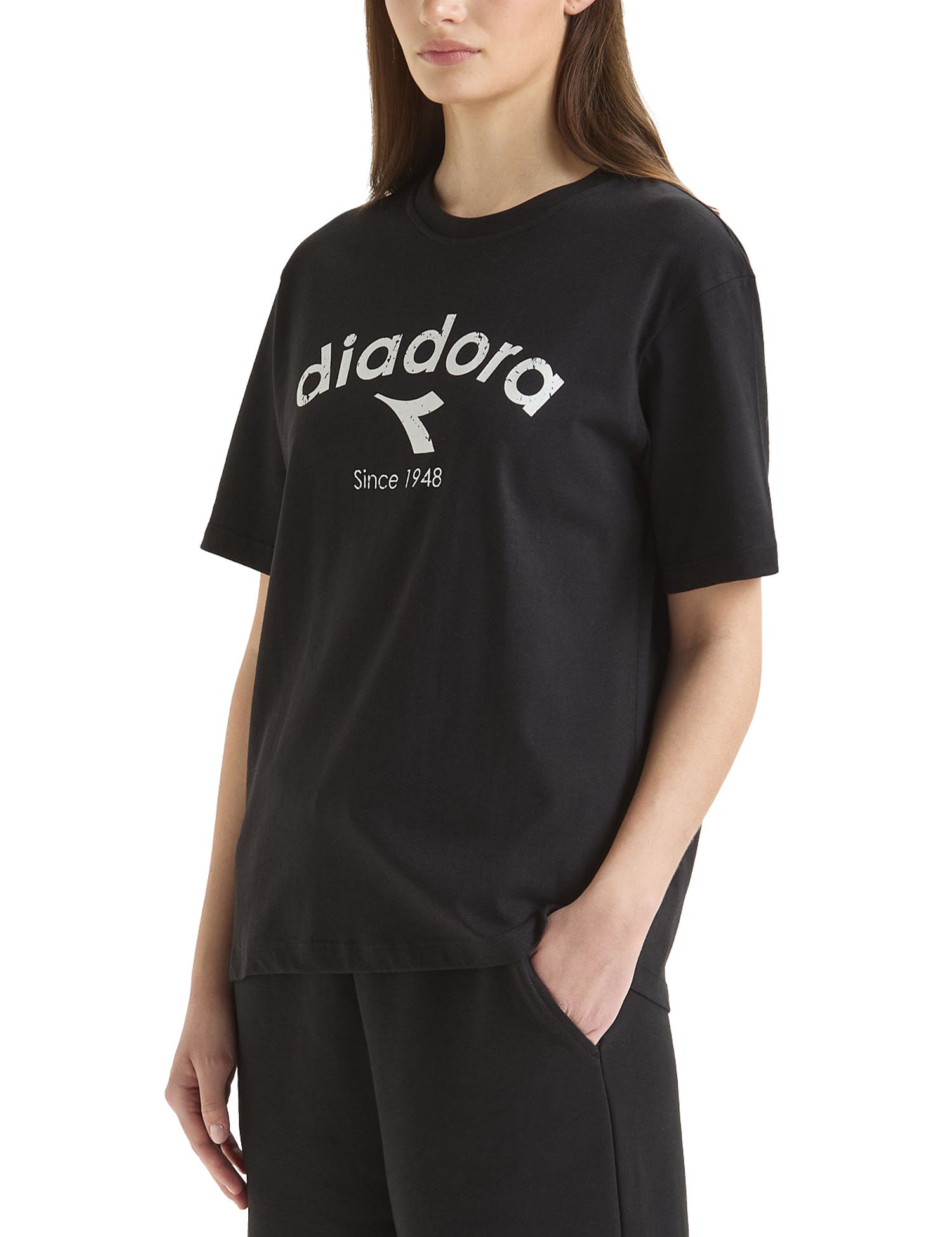 T-shirt Nero Diadora