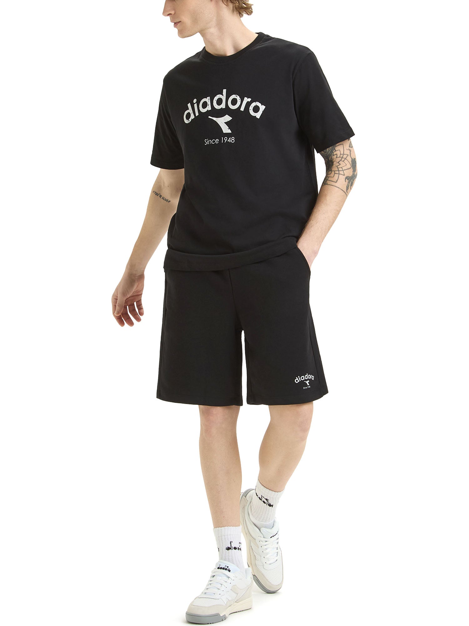 T-shirt Nero Diadora