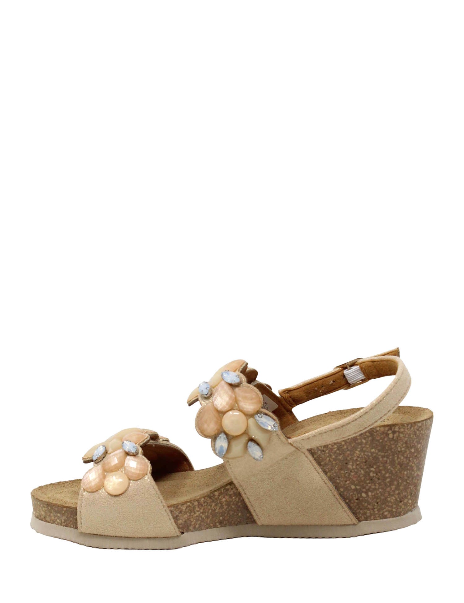 Sandali zeppa Rosa Valleverde